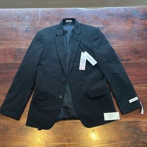 Boys black Calvin Klein suit coat size 14 regular